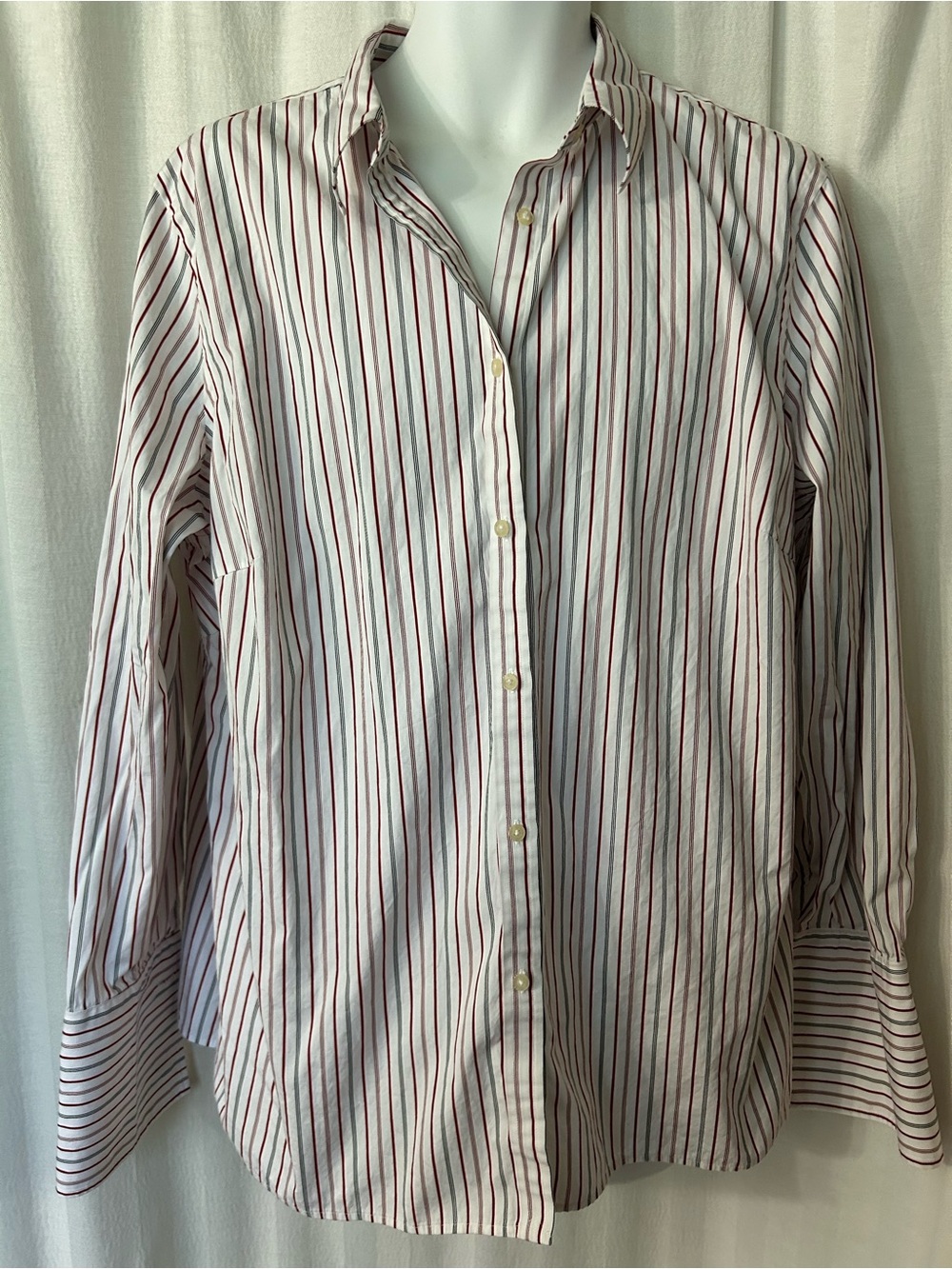 Ralph Lauren polo red/green striped button down shirt green label xxl